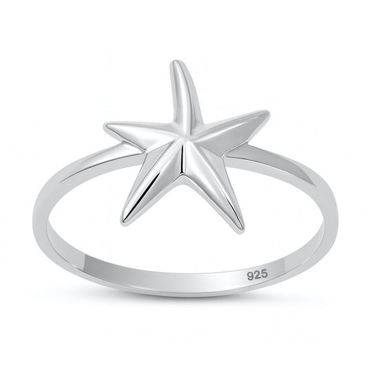Silver Ring - Starfish