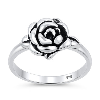 Silver Ring - Rose