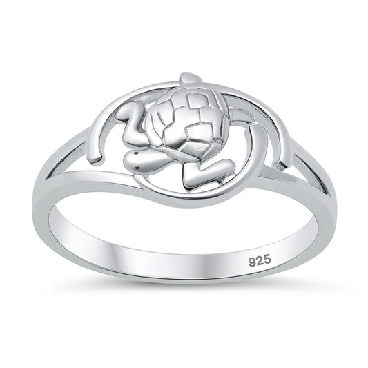 Silver Ring - Turtle