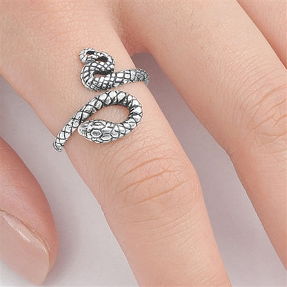 Silver Ring - Snake