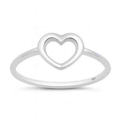 Silver Ring - Heart