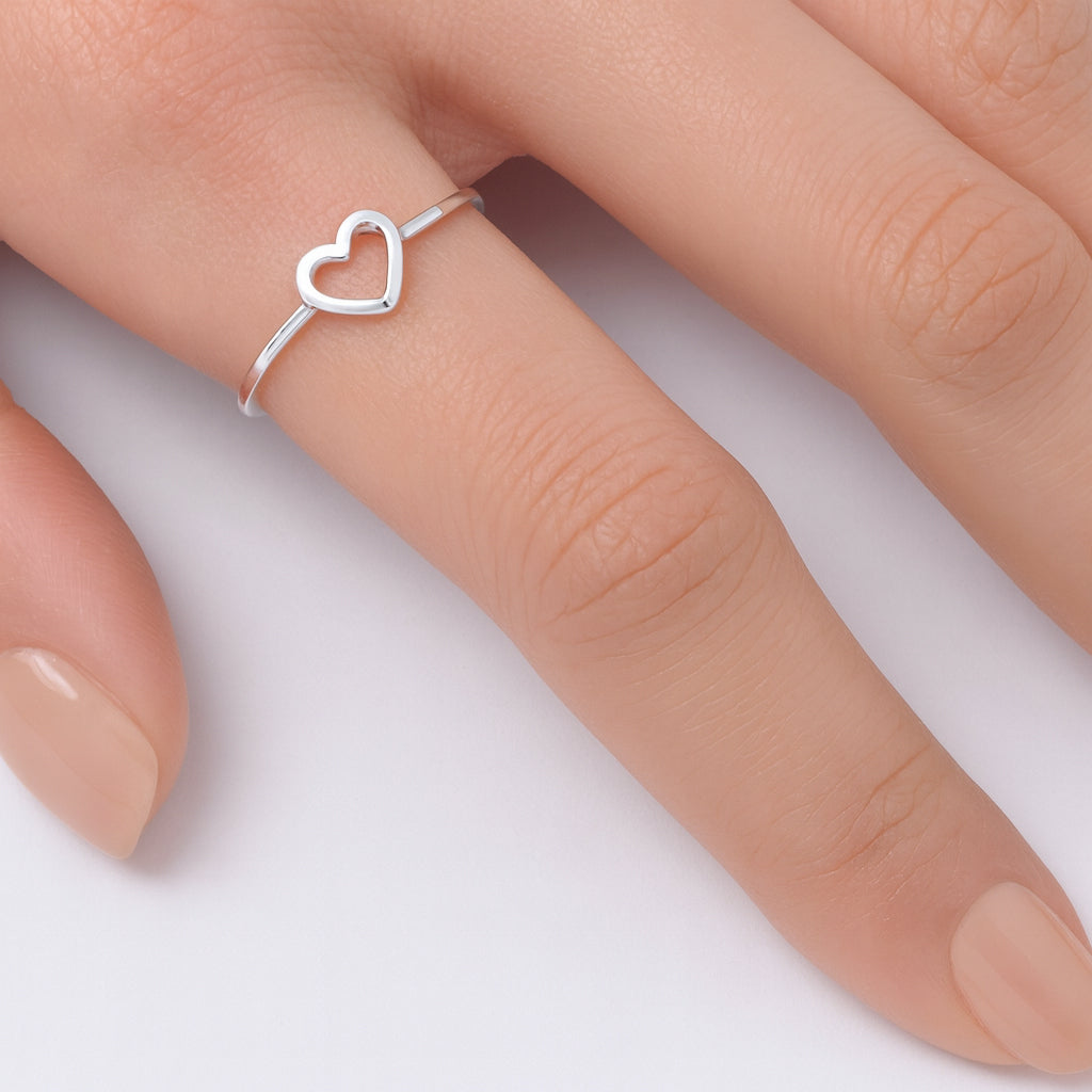 Silver Ring - Heart