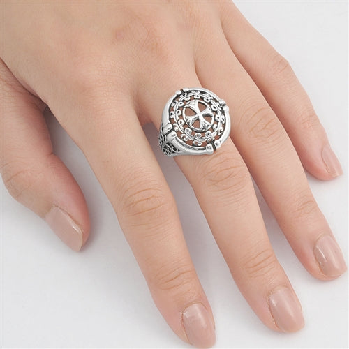 Silver Ring - Cross