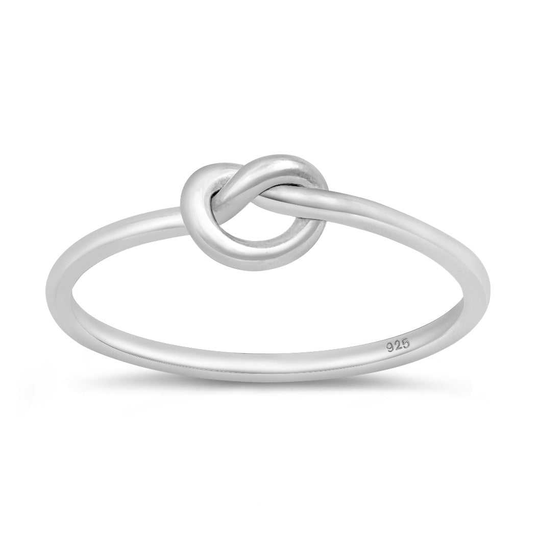 Silver Ring - Love Knot