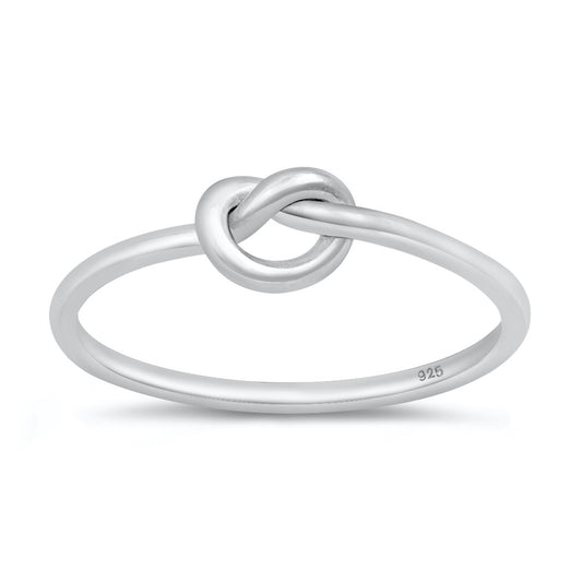Silver Ring - Love Knot