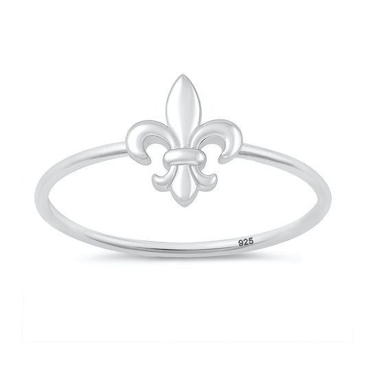 Silver Ring - Fleur de Lise