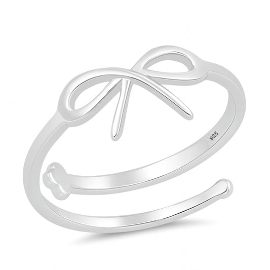 Silver Ring - Ribbon