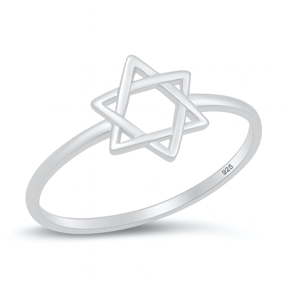 Silver Ring - Star of David