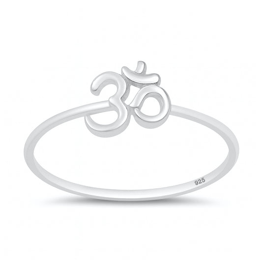 Silver Ring - Om Sign