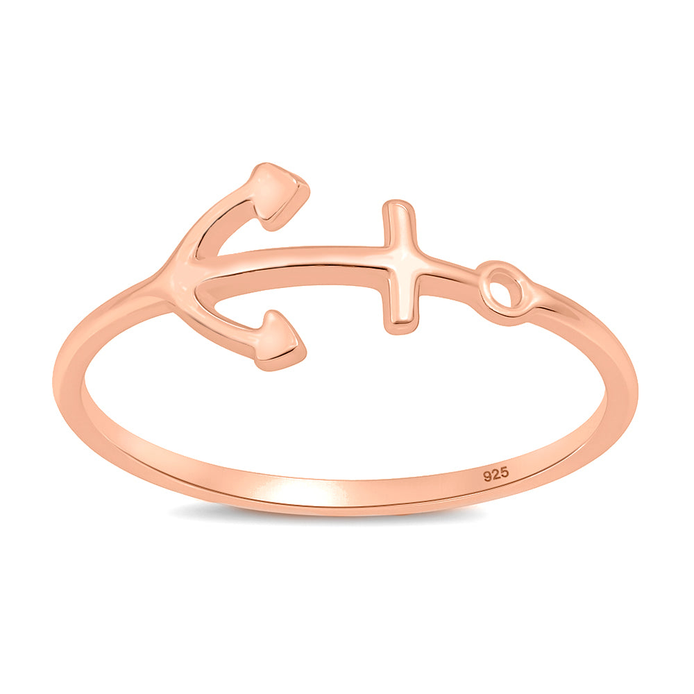 Silver Ring - Anchor