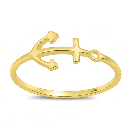 Silver Ring - Anchor