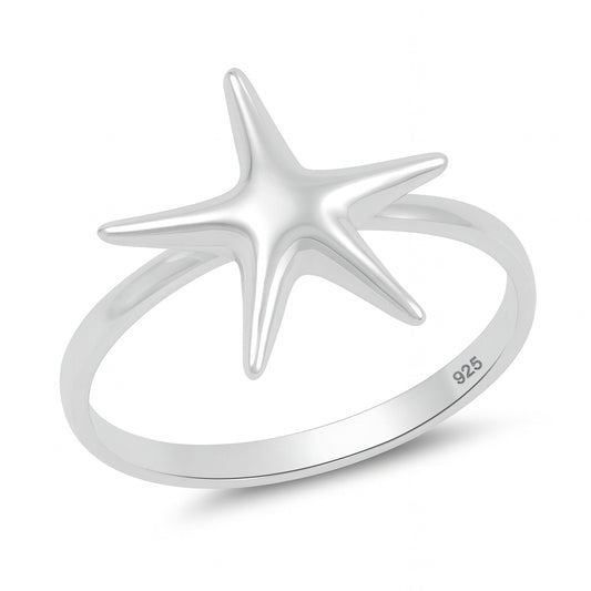 Silver Ring - Starfish