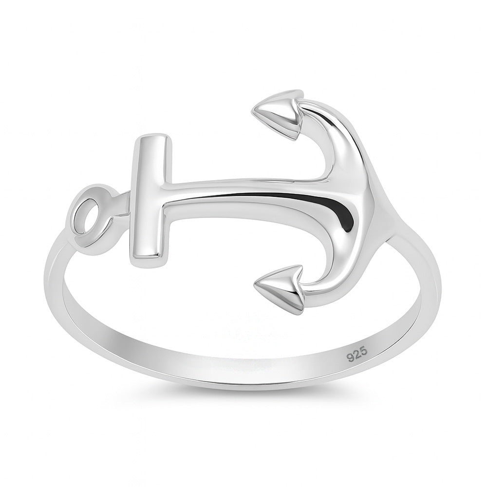 Silver Ring - Anchor