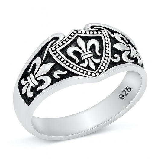Silver Ring - Fleur De Lis
