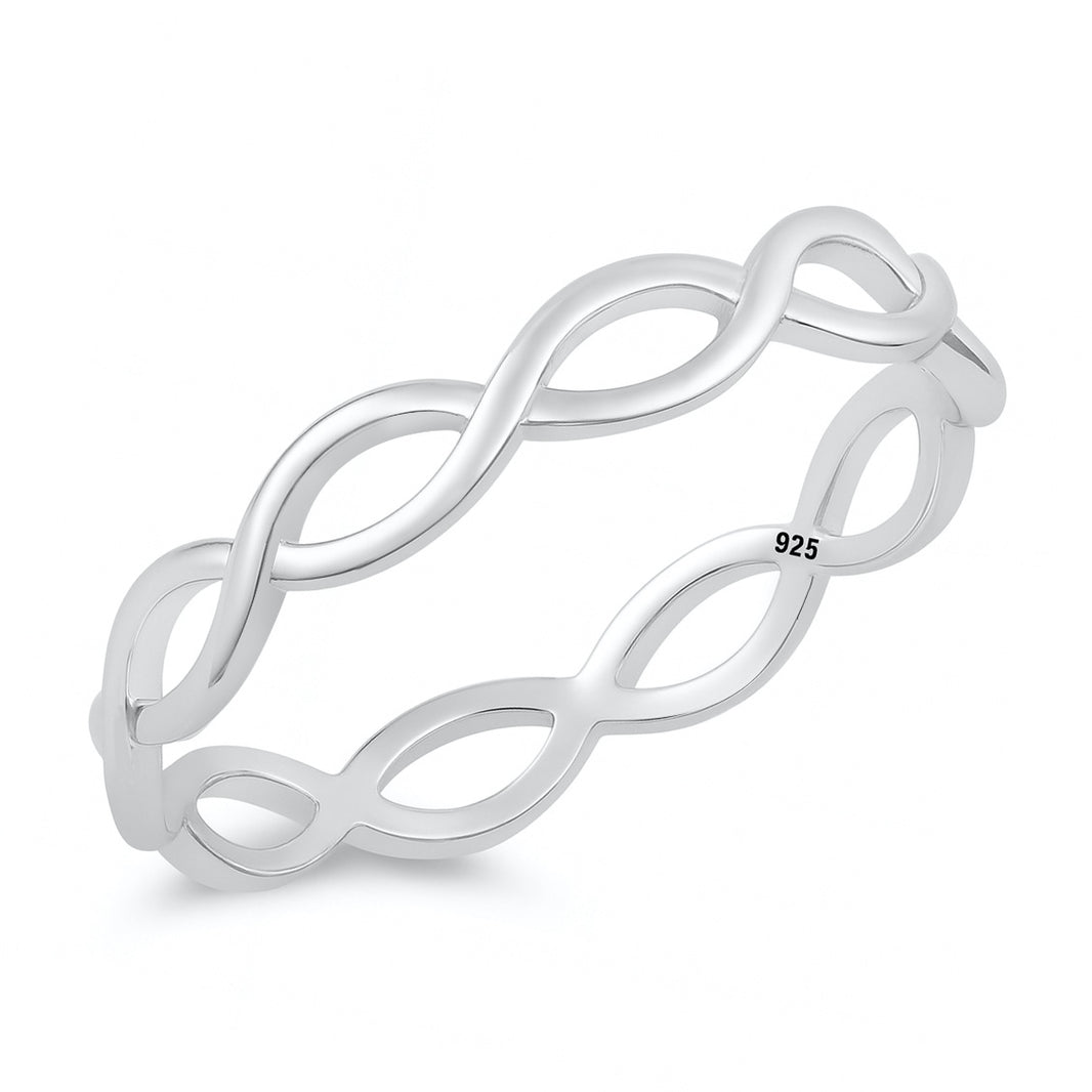 Silver Braid Ring