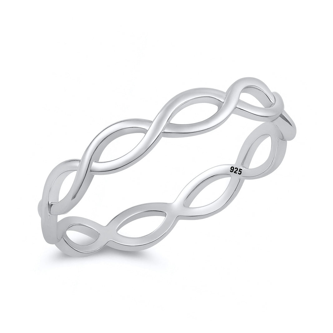 Silver Braid Ring
