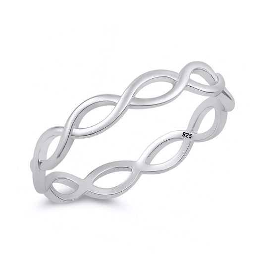 Silver Braid Ring