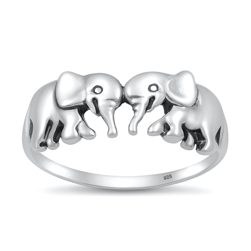 Silver Ring - Elephant
