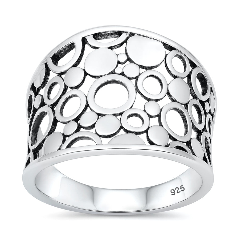 Silver Bubble Ring