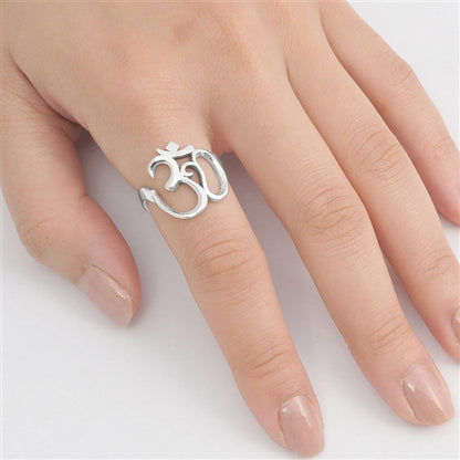 Silver Ring - Om Sign