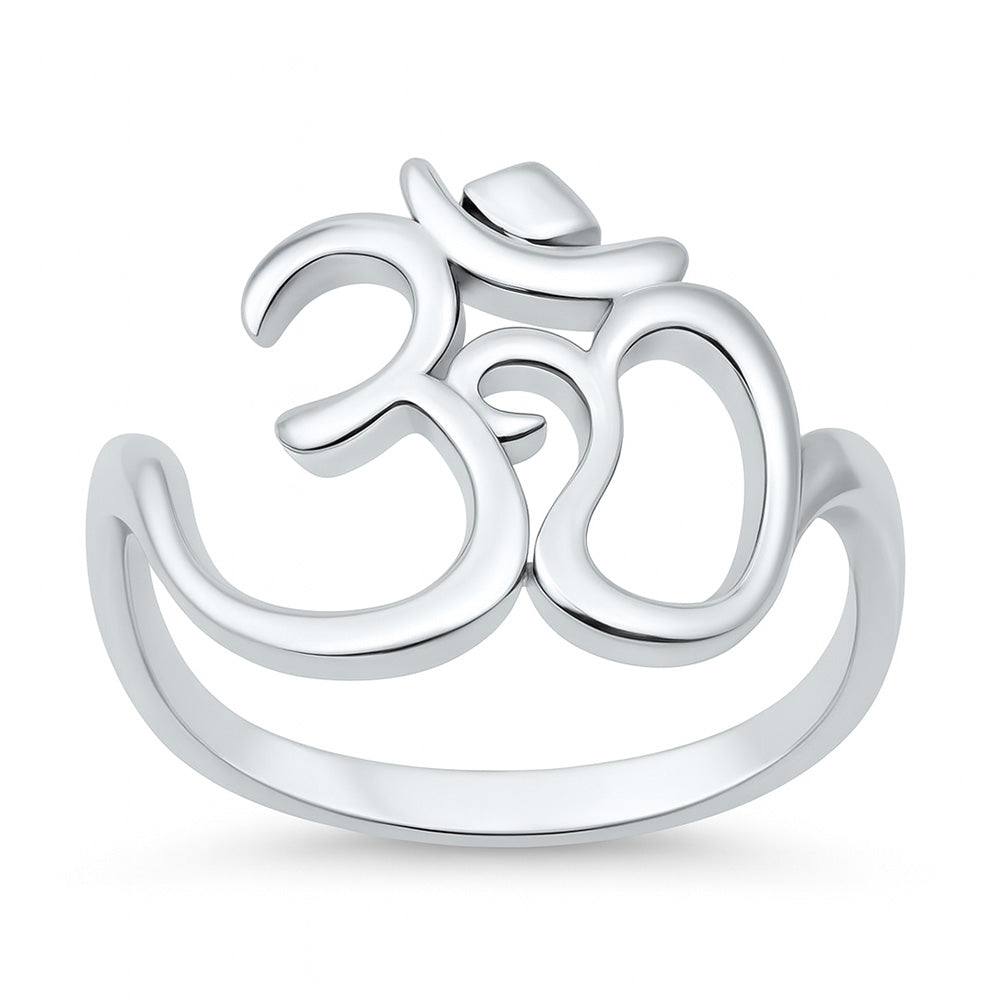 Silver Ring - Om Sign