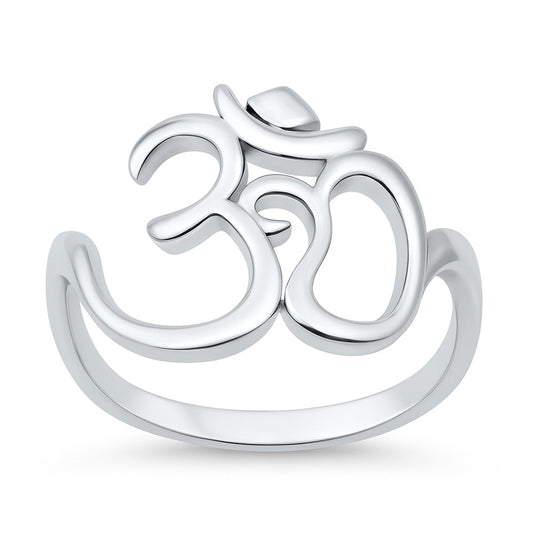 Silver Ring - Om Sign