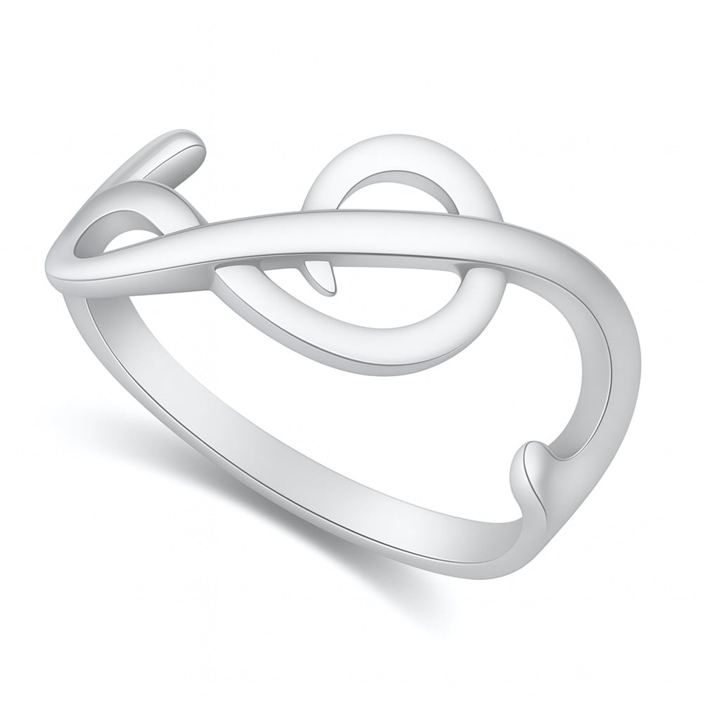 Silver Ring - Music Note