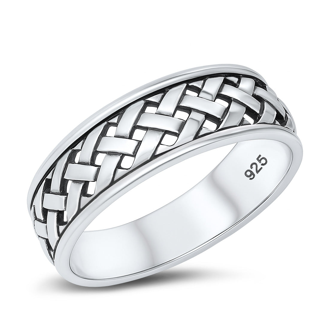 Silver Celtic Weave Ring