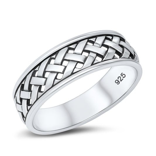 Silver Celtic Weave Ring