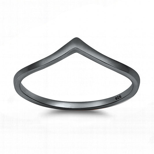 Silver Ring - V Shaped