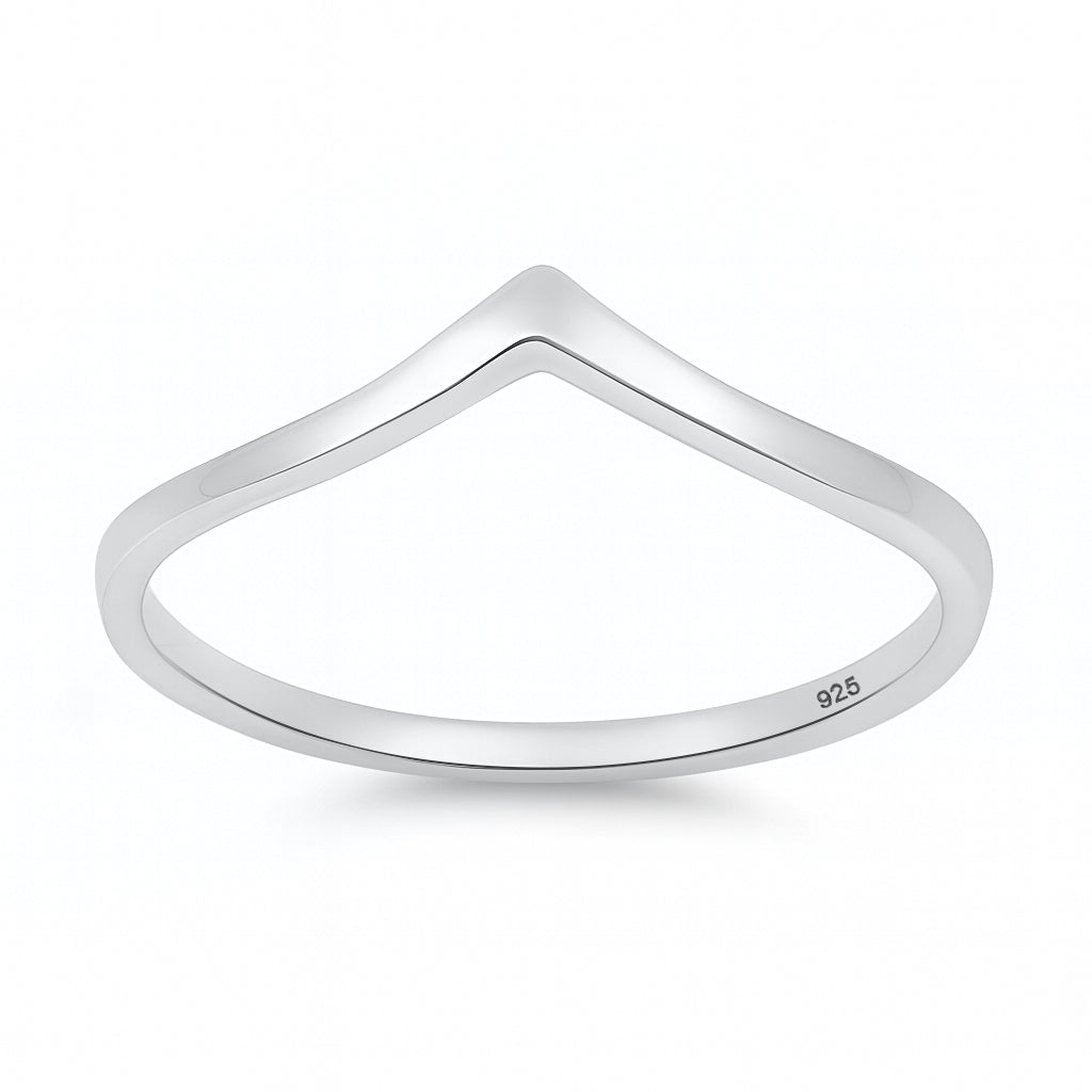 Silver Ring - V Shaped