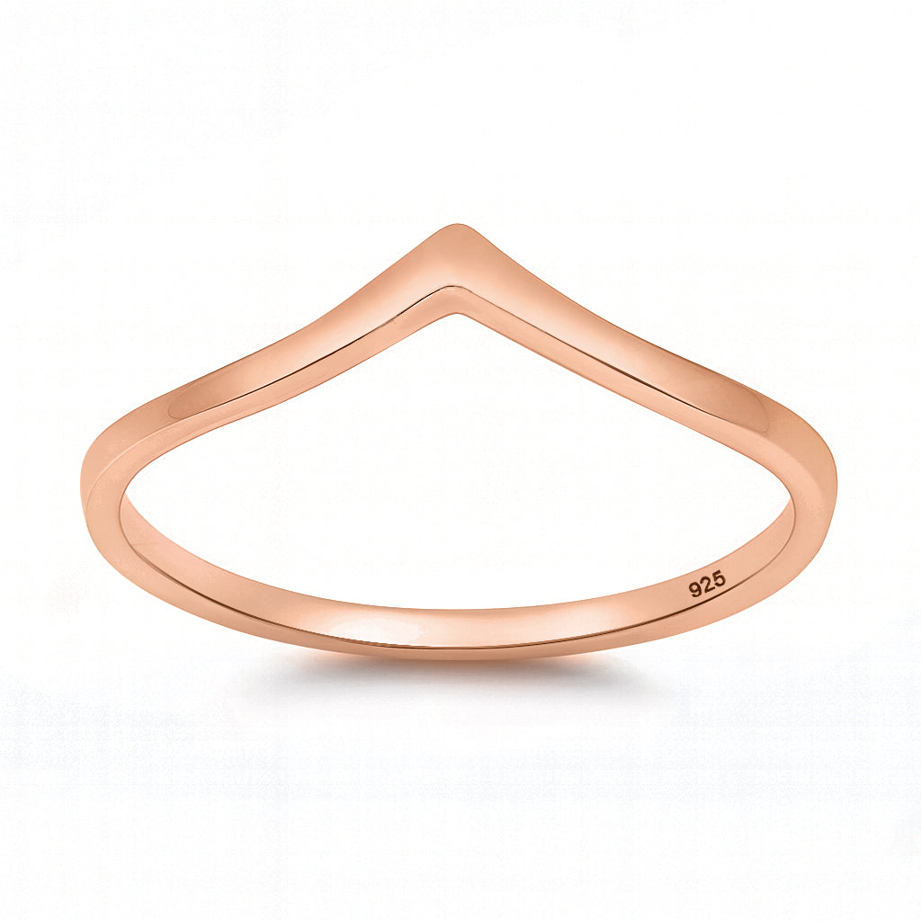 Silver Ring - V Shaped