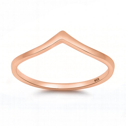 Silver Ring - V Shaped