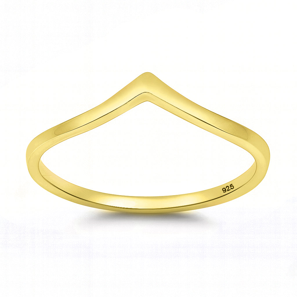 Silver Ring - V Shaped