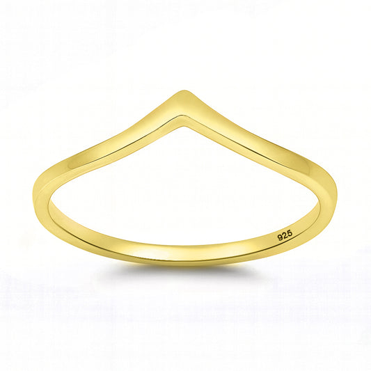 Silver Ring - V Shaped