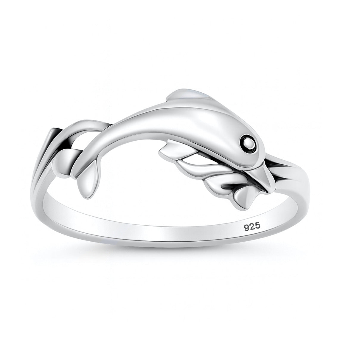 Silver Ring - Dolphin
