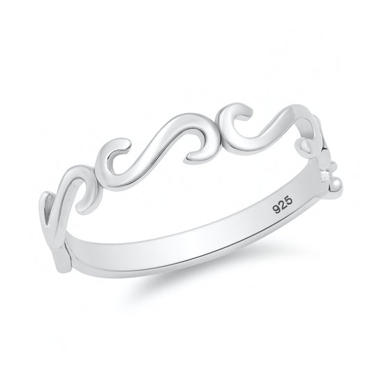 Silver Ring - Swirl
