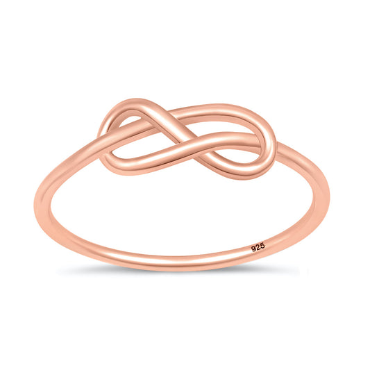 Silver Infinity Knot Ring