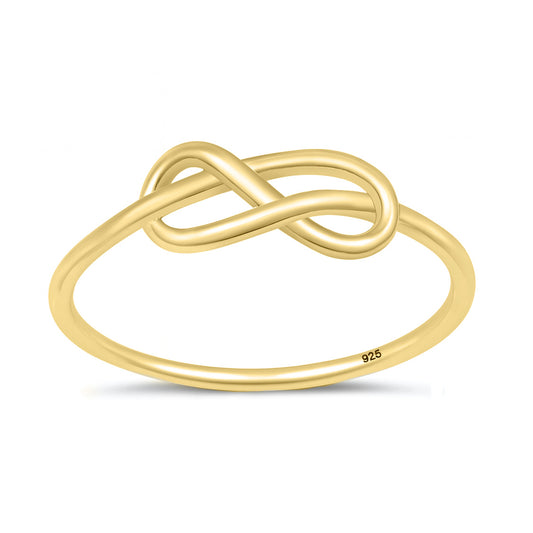 Silver Infinity Knot Ring