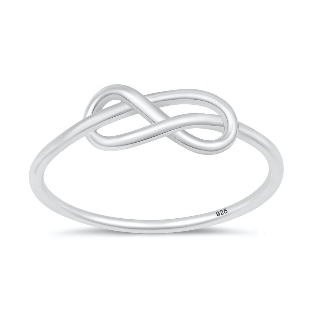 Silver Infinity Knot Ring