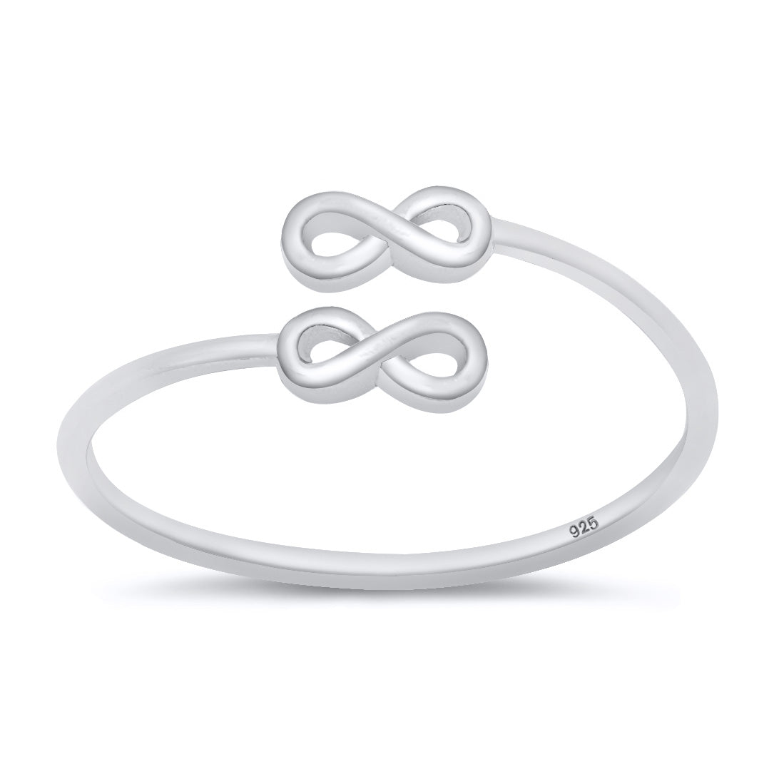Silver Ring - Double Infinity