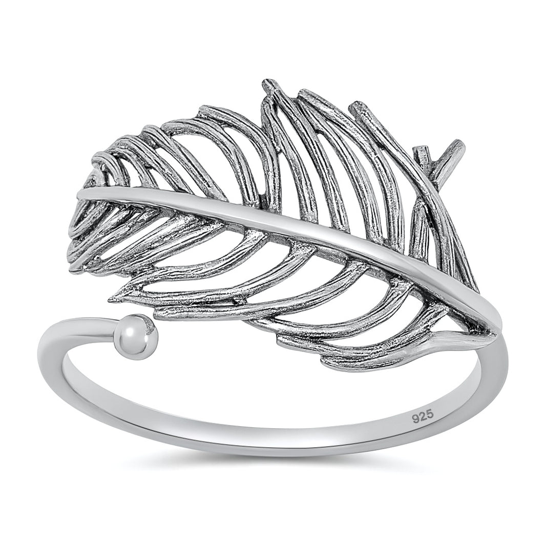 Silver Ring - Leaf