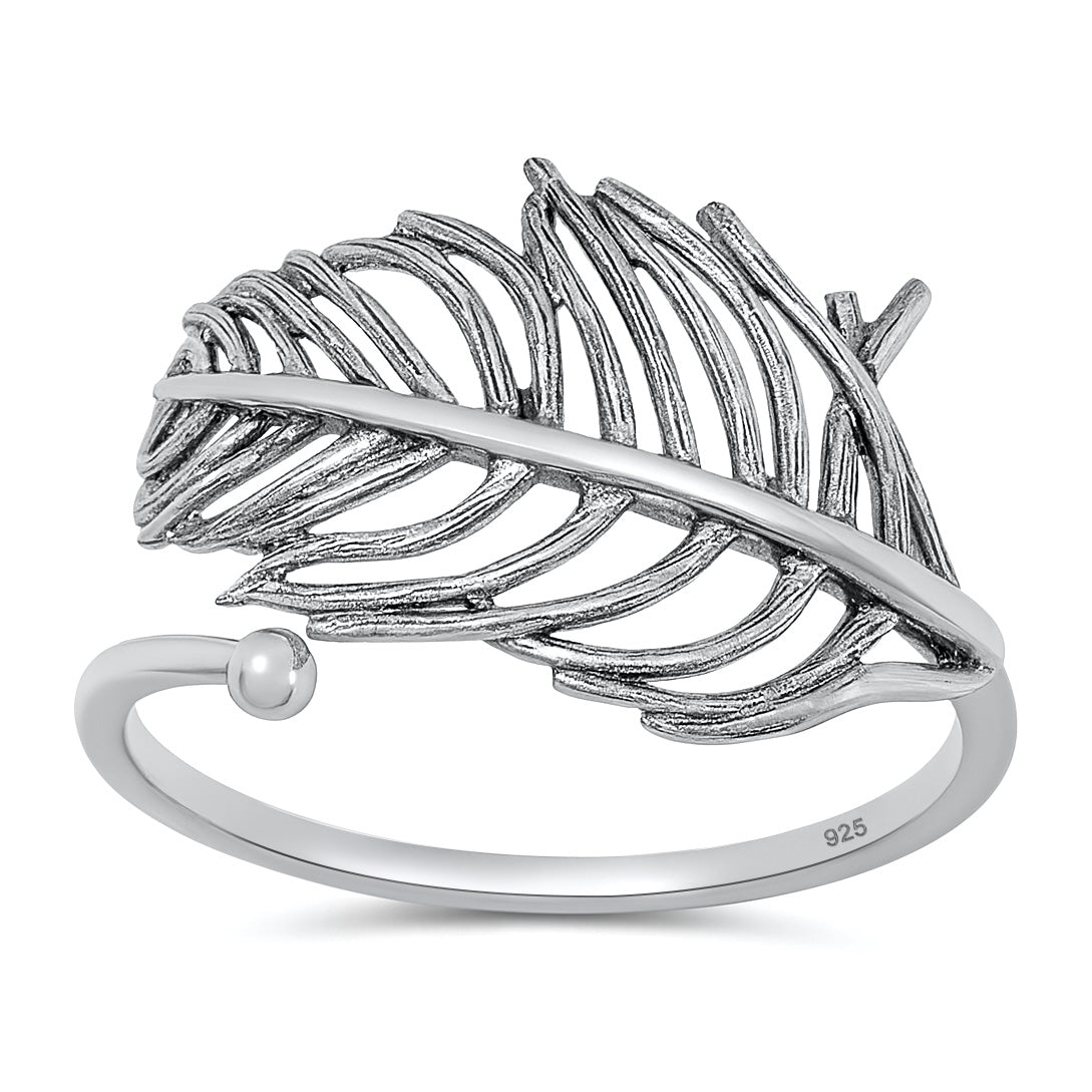 Silver Ring - Leaf