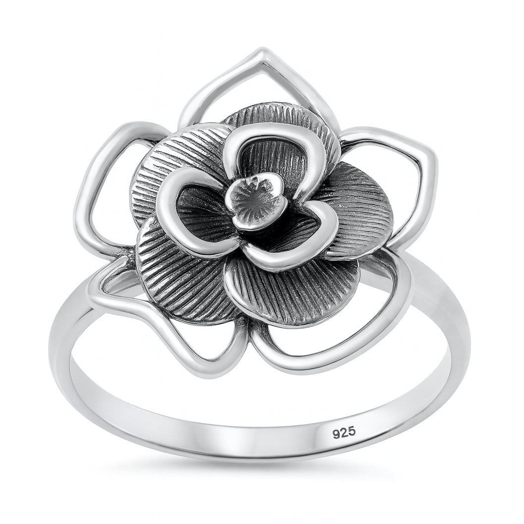 Silver Ring - Flower