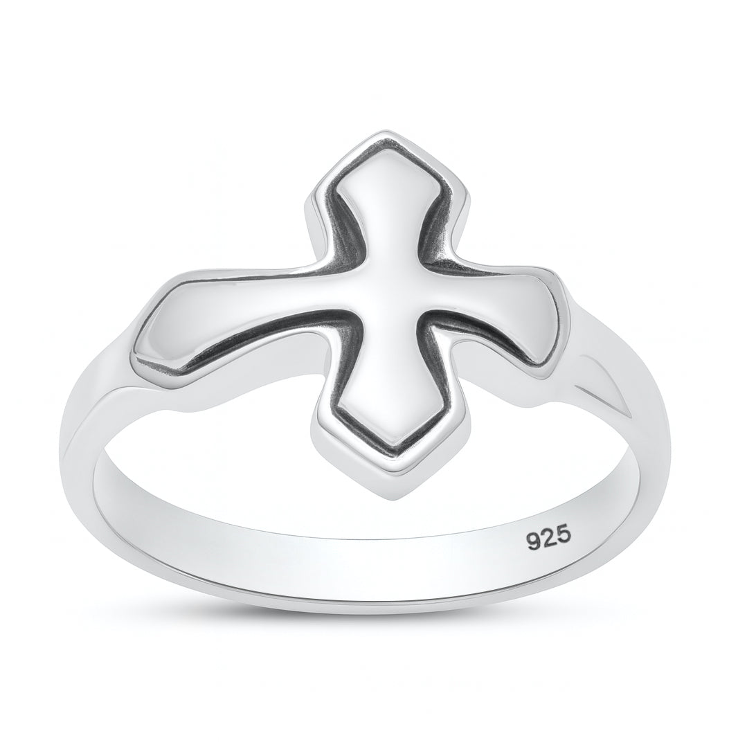 Silver Ring - Cross