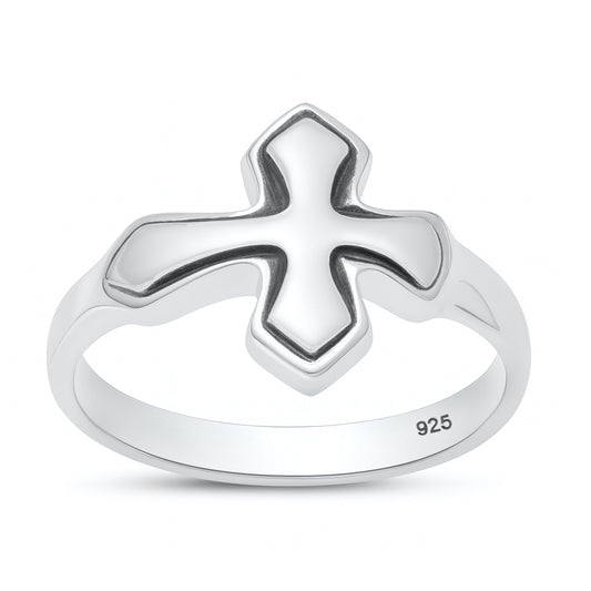 Silver Ring - Cross