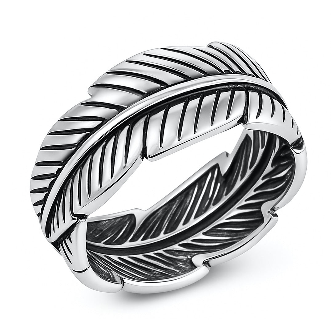 Silver Ring - Leaf