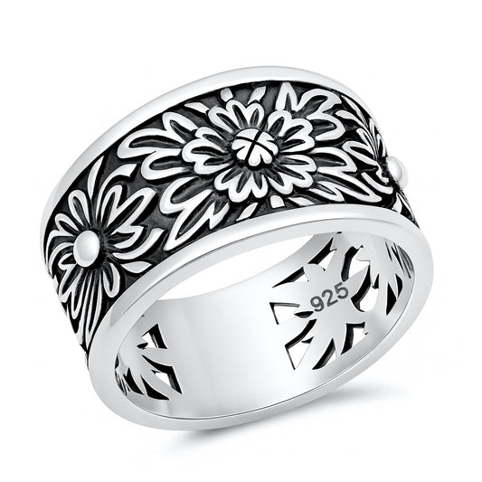 Silver Ring - Sunflower