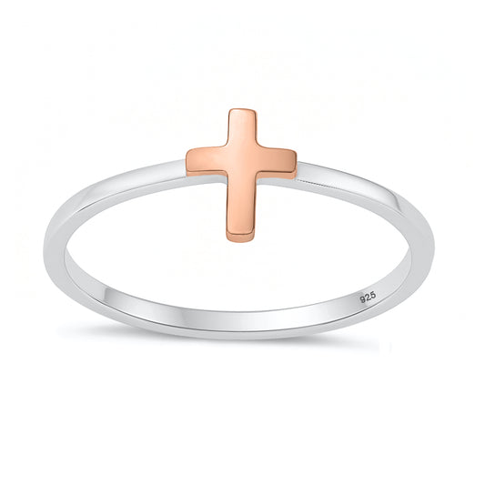 Silver Ring - Cross
