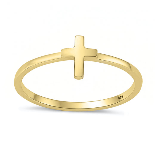 Silver Ring - Cross